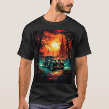 Camiseta Vintage Racer Sunset