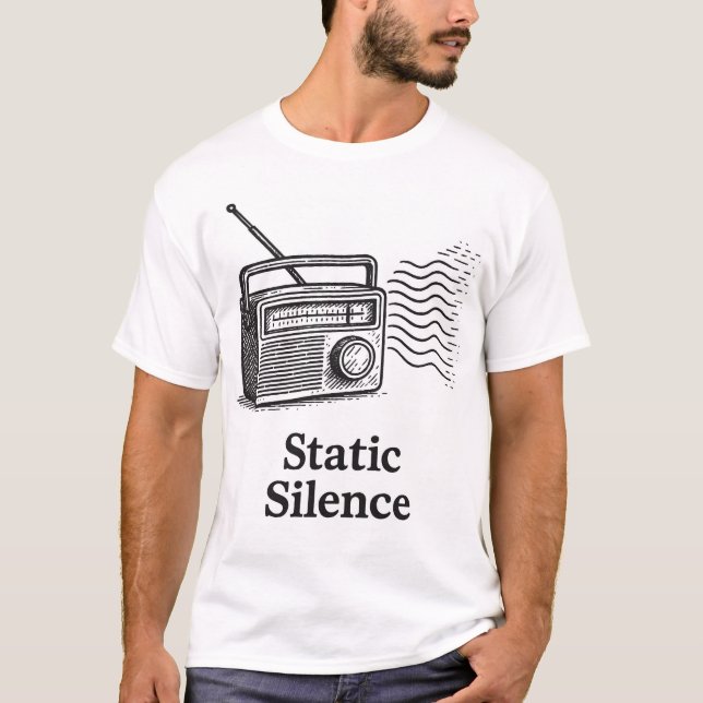 Camiseta Vintage Radi titled : Static Silent (Anverso)