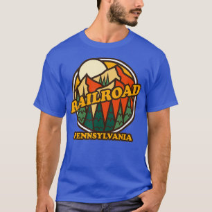 Camiseta Vintage Railroad Pennsylvania Mountain Senking
