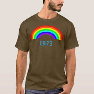 Camiseta Vintage Rainbow 1973 A Año Retro