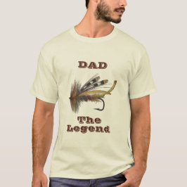 Camiseta Vintage Rainbow Fly Para La Leyenda Pesquera Dad
