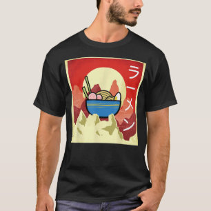 Camiseta Vintage Ramen Bowl Fideos Japoneses Asia Foodie Re