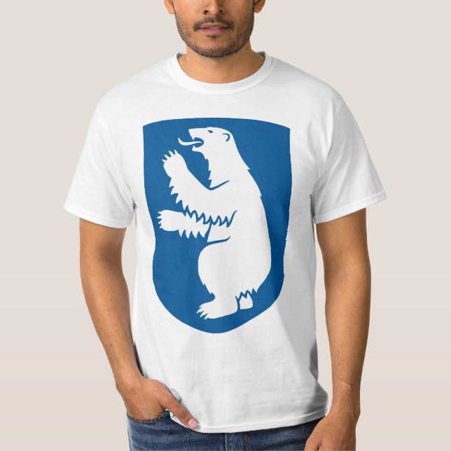 Camiseta Vintage Real Escudo de Armas de Groenlandia (Anverso)