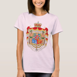 Camiseta Vintage Real Escudo de Dinamarca