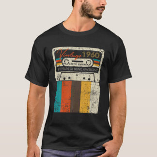 Camiseta Vintage Realizado En 1960 61º Día Regalos 61 Cuare