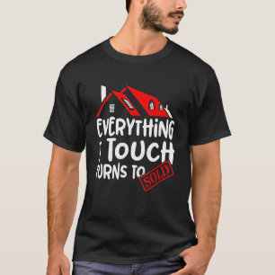 Camiseta Vintage Realtor Inmuebles Todo Lo Que Toco Tur
