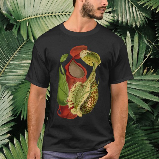 Camiseta Vintage Red and Green Pitcher Plants - Nepenthes (Subido por el creador)