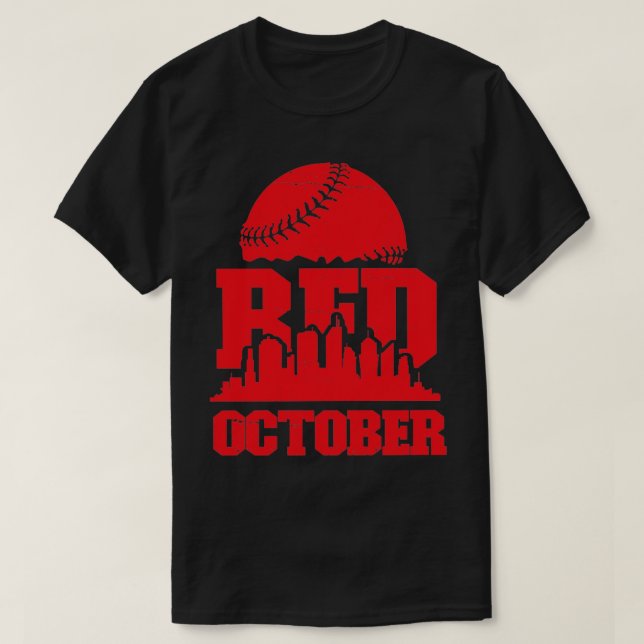 Camiseta Vintage Red October Philadelphia Baseball (Diseño del anverso)