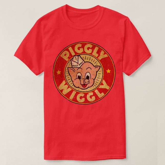 Camiseta Vintage Red Piggly Wiggly Tote (Diseño del anverso)