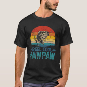 Camiseta Vintage Reel Fishing Reel Guay Pawpaw Grandpa Paw