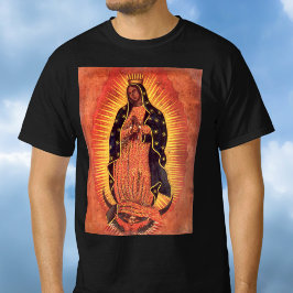 Camiseta Vintage Religión Virgen María Nuestra Señora de Gu