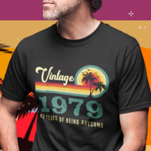 Camiseta Vintage Reto Dolor Personalizado de Cumpleaños Eda