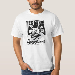Camiseta Vintage-Retra del aeródromo