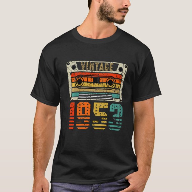 Camiseta Vintage retro 1953 70º cumpleaños (Anverso)