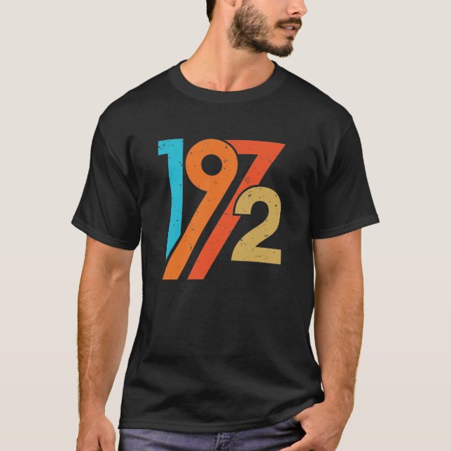 Camiseta Vintage retro 1972 (Anverso)