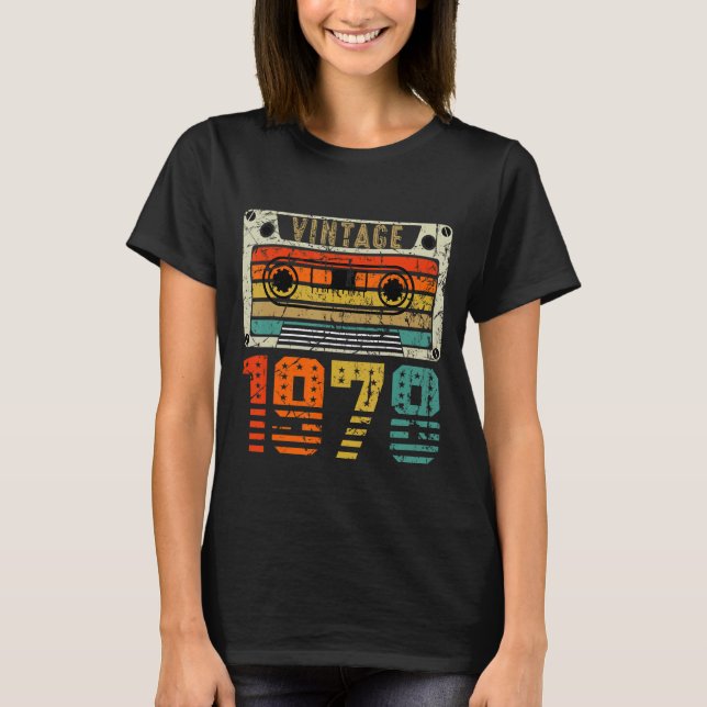 Camiseta Vintage retro 1978 44º cumpleaños (Anverso)