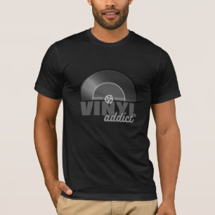 Camiseta Vintage Retro 45 RPM Record Vinyl Addict