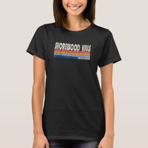 Camiseta Vintage Retro 70 estilo 80 Hometown de Shorewood
