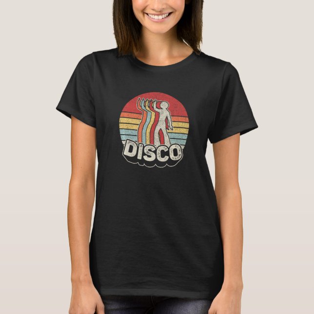 Camiseta Vintage Retro 70s Disco Dancing  1 (Anverso)