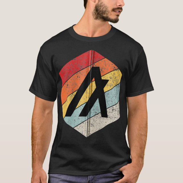 Camiseta Vintage Retro Algorand Crypto Zip  (Anverso)
