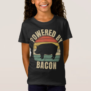 Camiseta Vintage retro alimentado por bacterias Amantes d