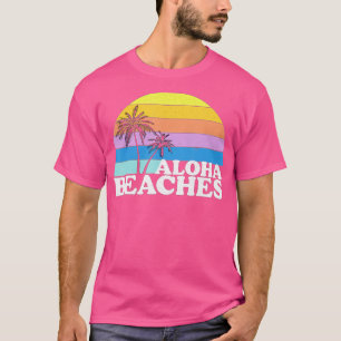Camiseta Vintage Retro Aloha Beach Tropical Vacatio