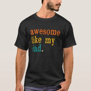 Camiseta Vintage retro alucinante como los padres de famili