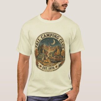 Camiseta Vintage Retro Años 70 Camping Club Wilder