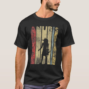 Camiseta Vintage Retro Anubis Egyptain Dios