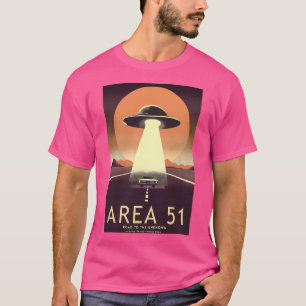 Camiseta Vintage Retro Area 51 Poster Roswell Nuevo México
