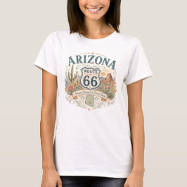 Camiseta Vintage Retro Arizona Carretera Madre Cañón Desier