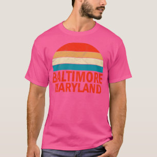 Camiseta Vintage Retro Baltimore Maryland