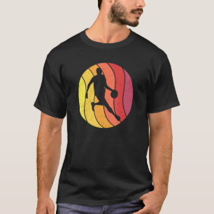 Camiseta Vintage Retro Basketball Dunk Sunset Basketball Pl