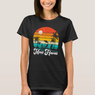Camiseta Vintage Retro Beach Vacation Maui Hawaii Hawaiian