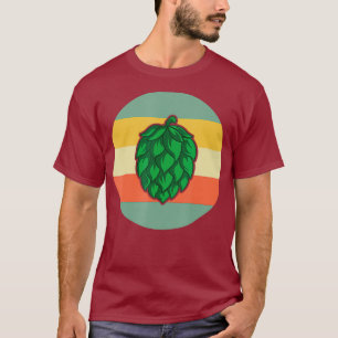 Camiseta Vintage Retro Beer Hop Craft Beer Lover Lover