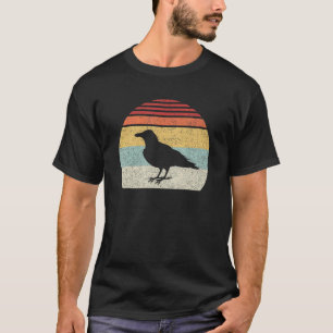 Camiseta Vintage Retro Black Crow Raven Bird