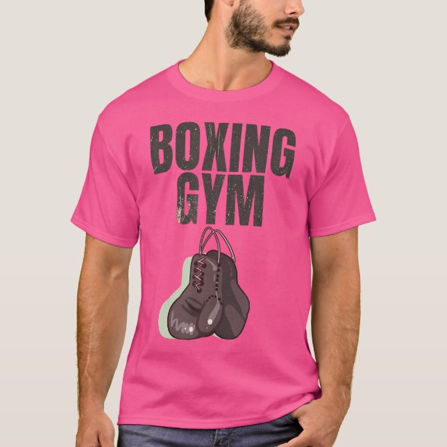 Camiseta Vintage Retro Boxeador Club Clásico (Anverso)