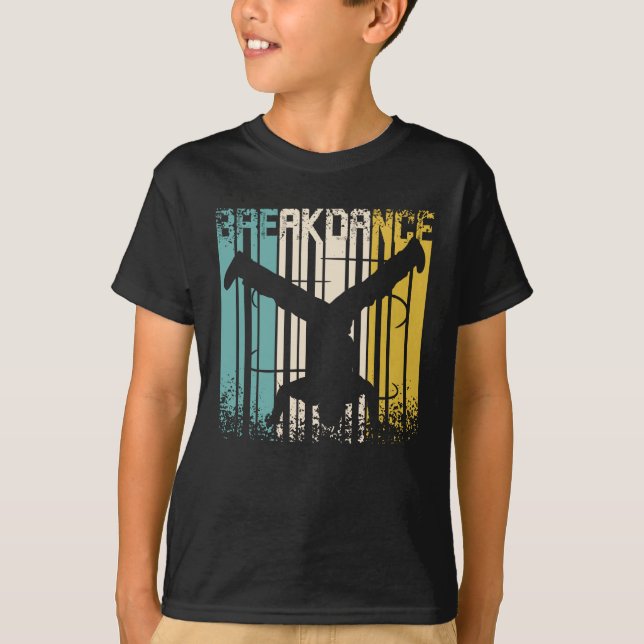Camiseta Vintage Retro Breakdancer (Anverso)