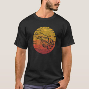 Camiseta Vintage retro camarón 60's 70s 80s Mar Animal Seaf