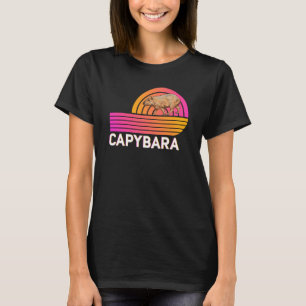 Camiseta Vintage Retro Capybara Para Animal 1