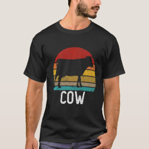 Camiseta Vintage Retro Cow Sunset 70s 80s Fiesta de Vacas 9
