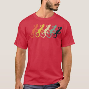 Camiseta Vintage Retro Crested Gecko tee divertido ganancia