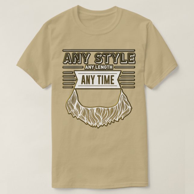 Camiseta Vintage Retro Cualquier Estilo Longitud Barber Beb (Diseño del anverso)