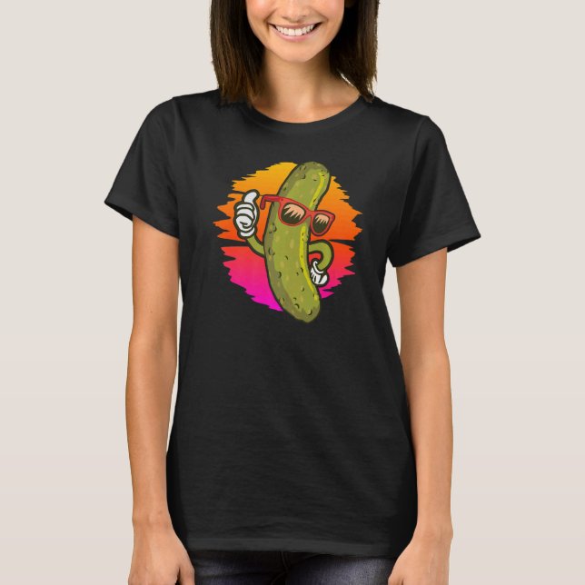 Camiseta Vintage Retro Cute Pickle (Anverso)
