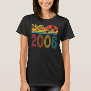 Camiseta Vintage retro de 17 años 2006 17º cumpleaños