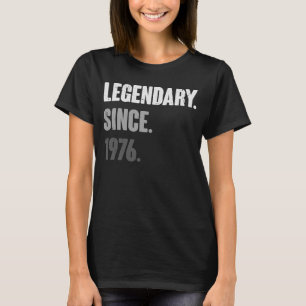 Camiseta Vintage retro de 47 años 1976 Cumpleaños 47 º Deco