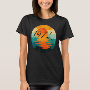 Camiseta Vintage retro de 50 años de 1972 50º cumpleaños