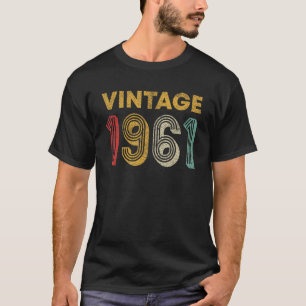 Camiseta Vintage retro de 62 años 1961 62º cumpleaños