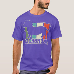 Camiseta Vintage retro de Dachshund 1