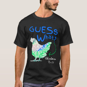 Camiseta Vintage retro de tinte de pollo